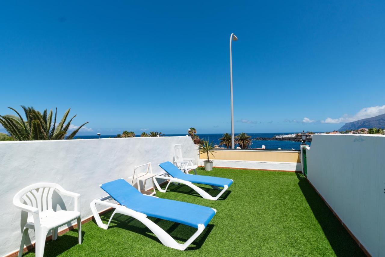 El Varadero Grande Terrasse Ensoleillee Face A La Mer Appartement Puerto de Santiago  Buitenkant foto